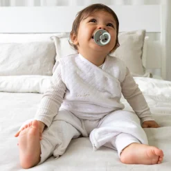 Magic Bag Pady Quilted Jersey 4-12M Bemini Licht Beige Gemeleerd Tog 1.5