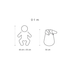 Magic Bag Pady Quilted Jersey 0-1M Quilt Mix Tender Tog 1.5