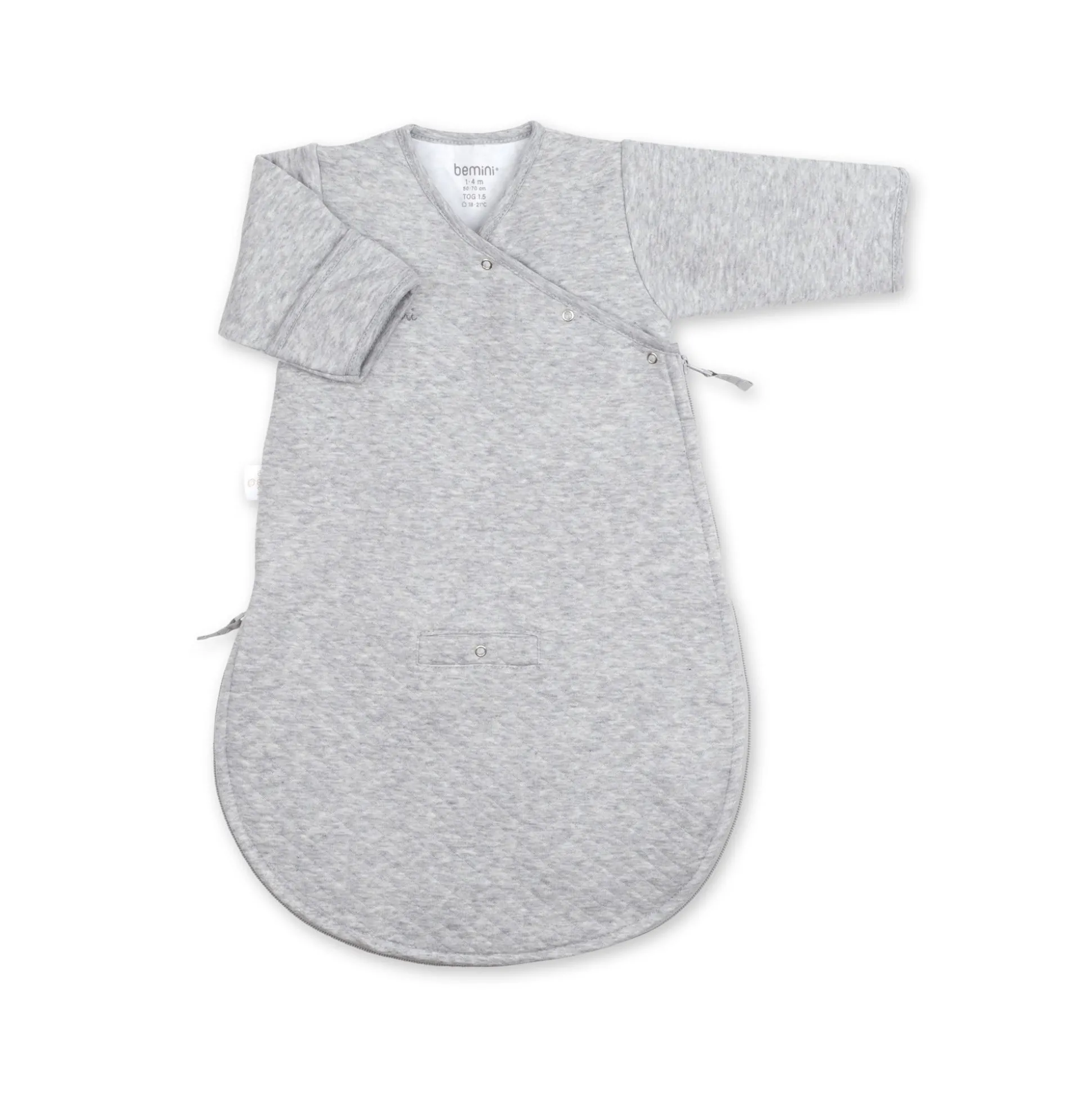 Magic Bag Pady Quilted Jersey 1-4M Bemini Grey Mix Tog 1.5
