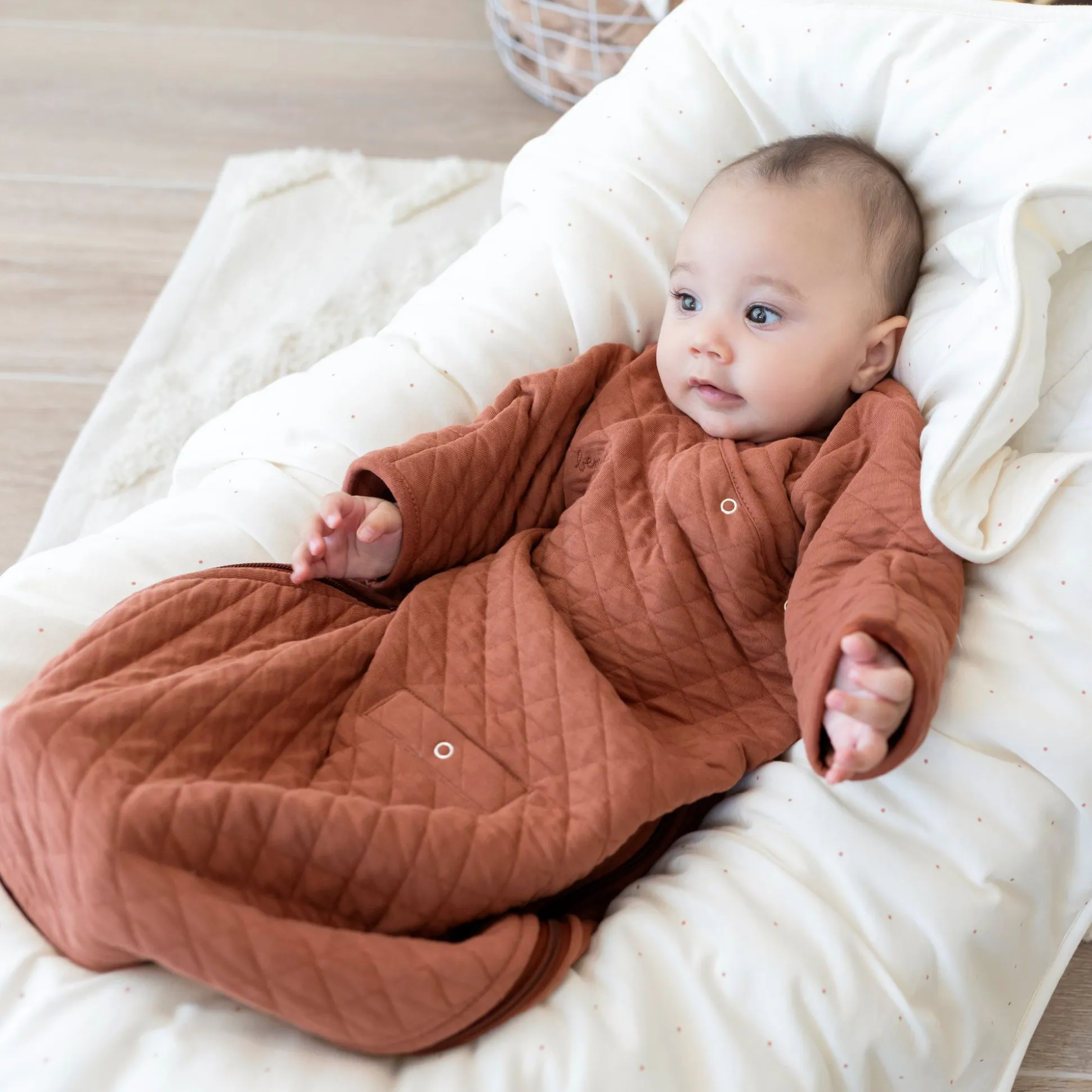 Magic Bag Pady Quilted Jersey 1-4M Quilt Brick Tog 1.5