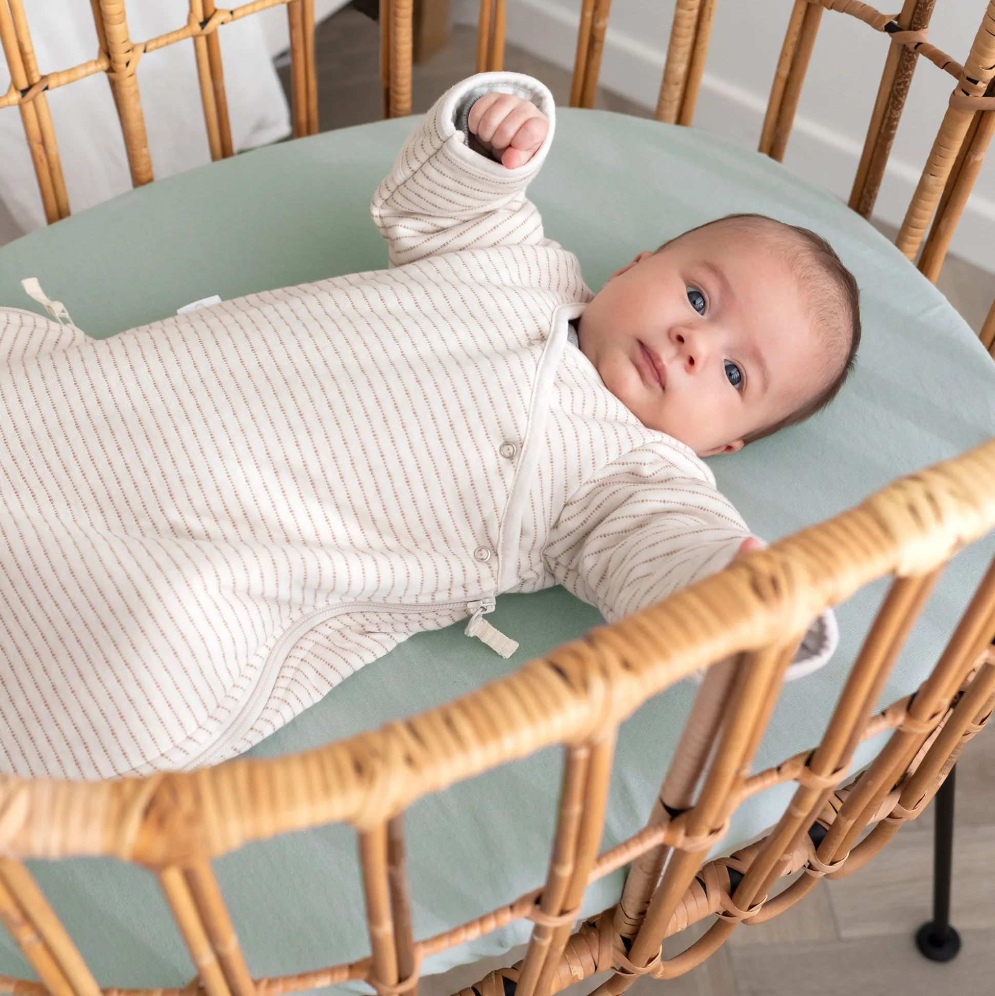 Magic Bag Pady Twin Jersey + Jersey 0-1M Dunes Stripe Grege Tog 2