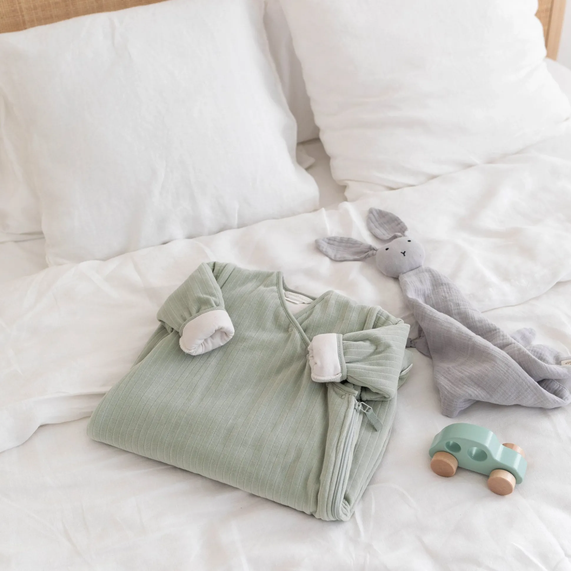 Magic Bag Pady Velvet + Jersey 4-12M Almond Tog 3