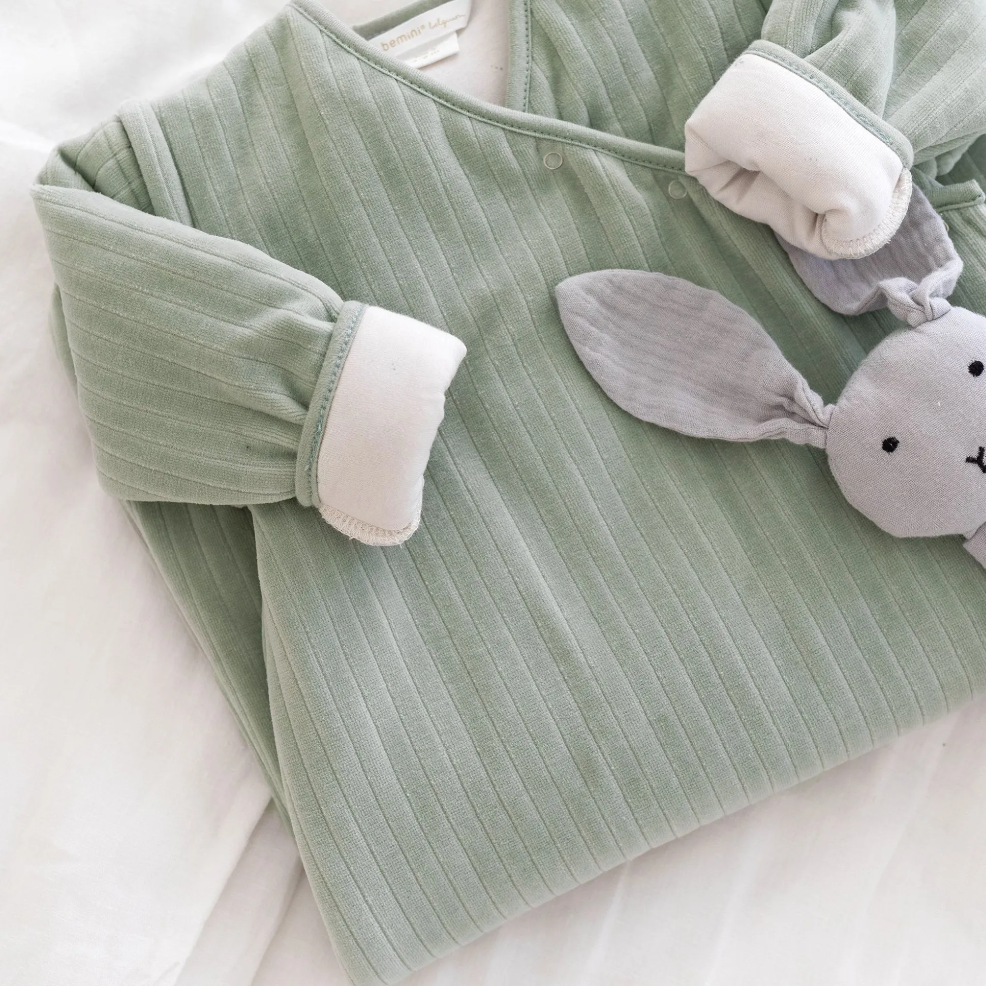 Magic Bag Pady Velvet + Jersey 4-12M Almond Tog 3