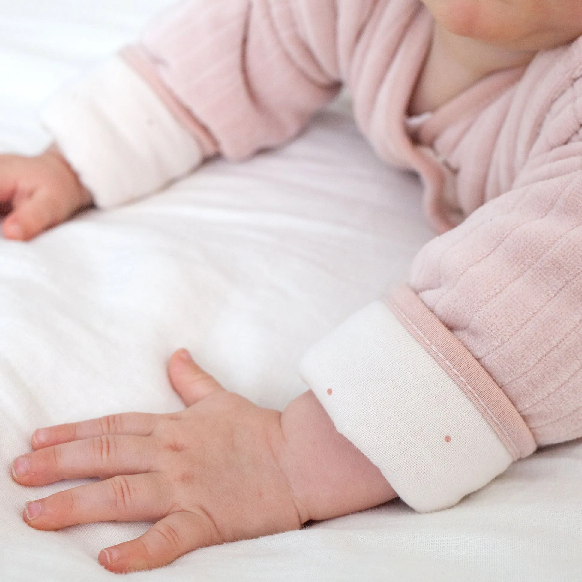 Magic Bag Pady Velvet + Jersey 4-12M Blush Tog 3