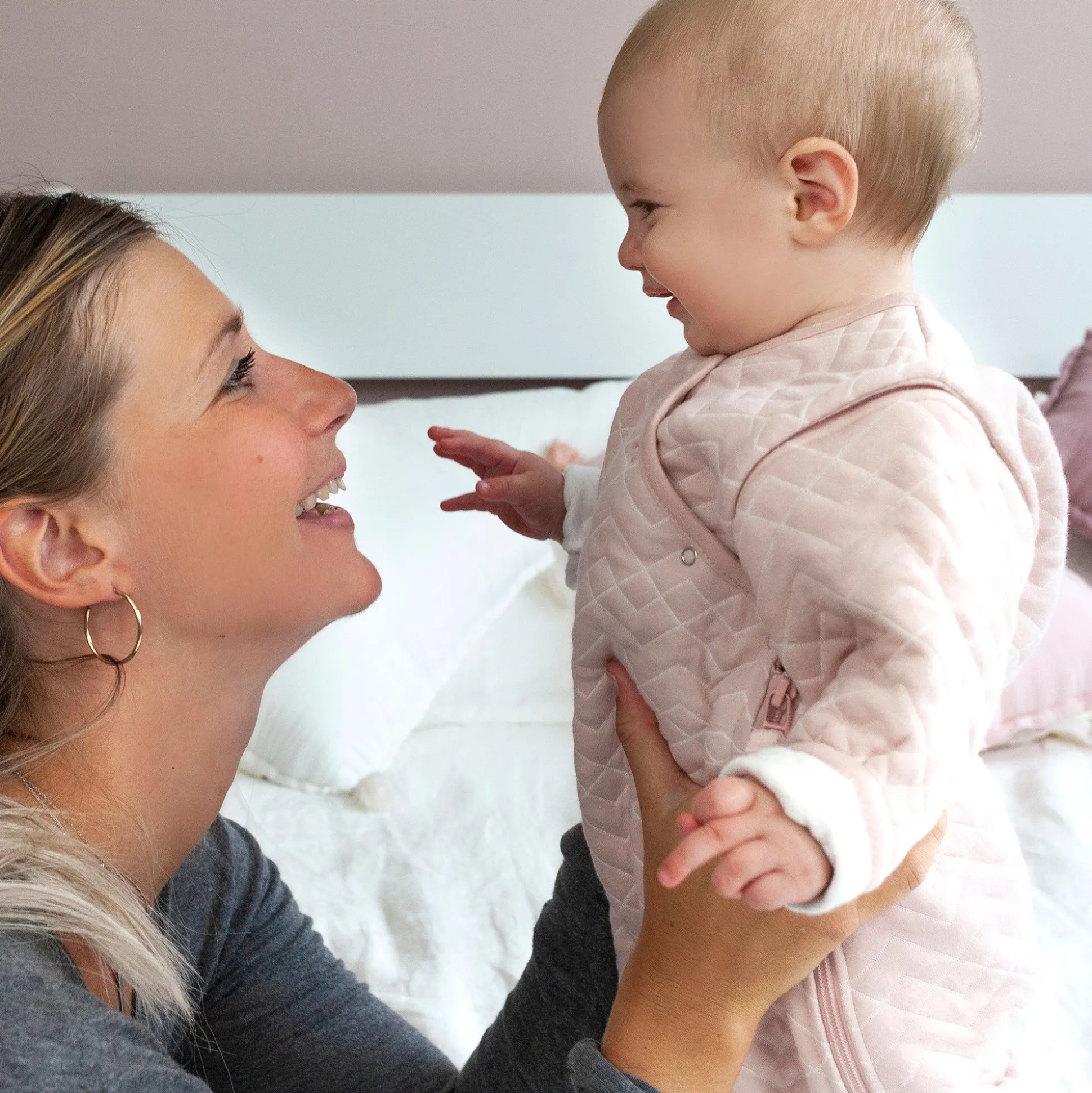 Magic Bag Quilted Jersey 4-12M Osaka Blush Tog 1.5