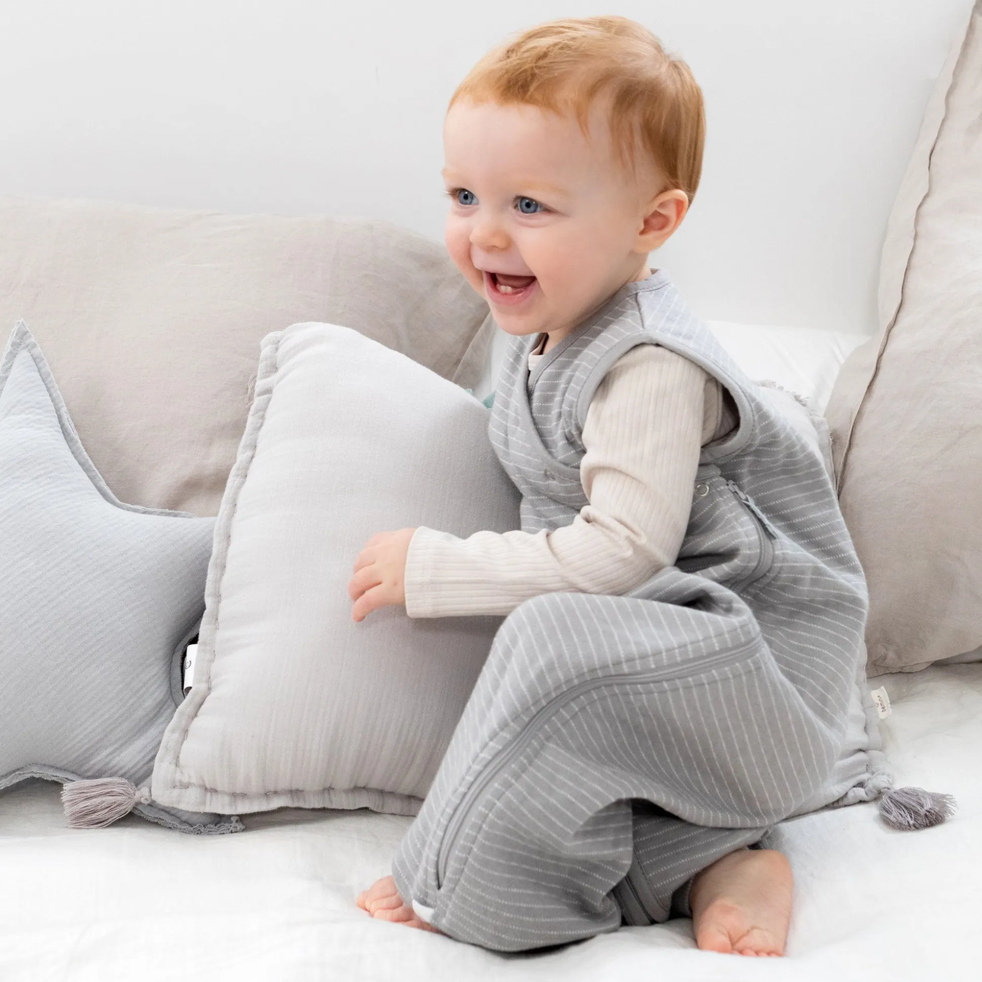 Magic Bag Twin Jersey 4-12M Dunes Stripe Shadow Tog 1