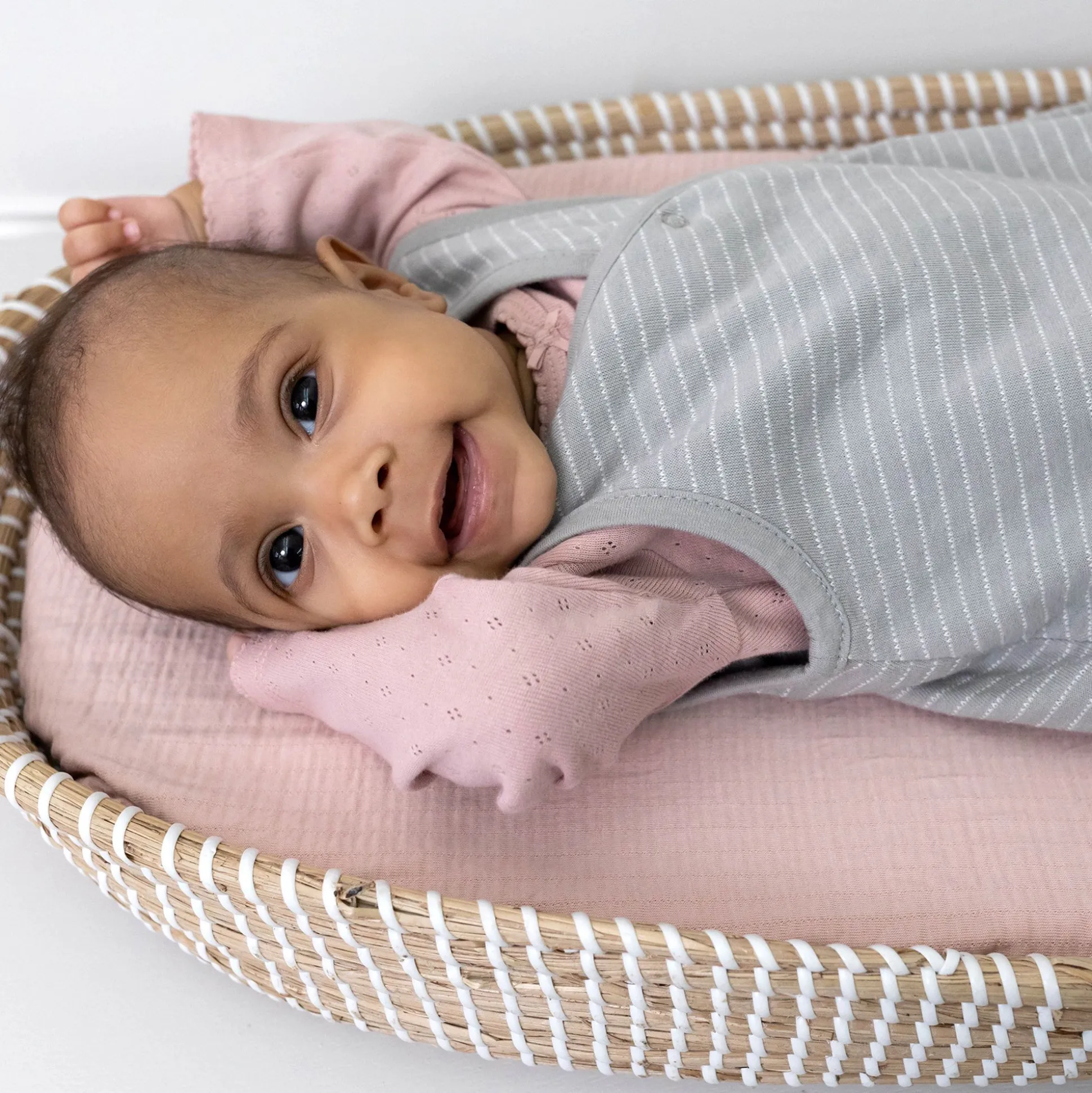 Magic Bag Twin Jersey 1-4M Dunes Stripe Shadow Tog 1