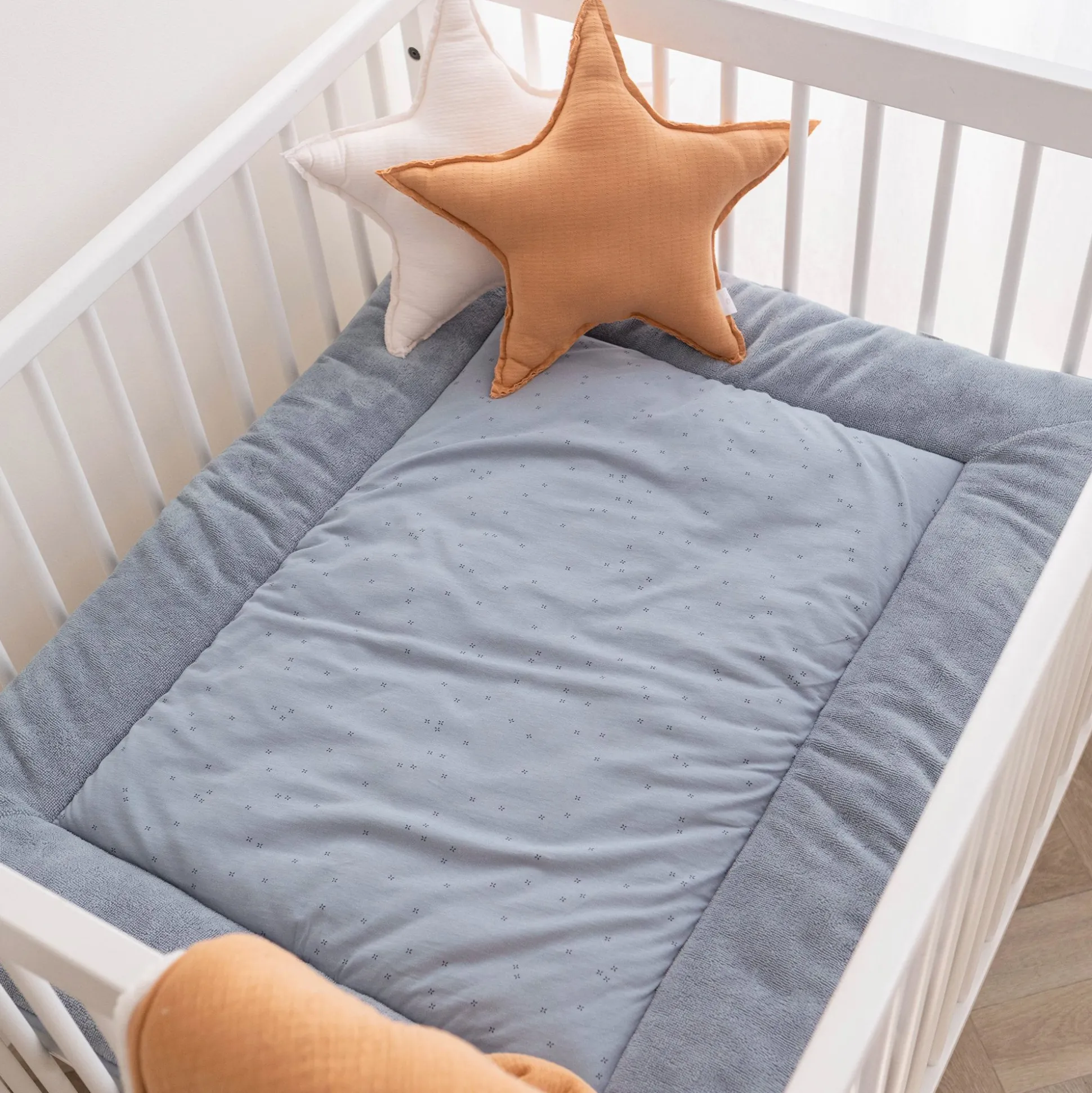 Parklegger Pady Jersey + Bamboe 100X100Cm Oupss Mini Print Stone