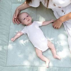 Parklegger Pady Jersey + Bamboe 100X100Cm Oupss Mini Print Lunar