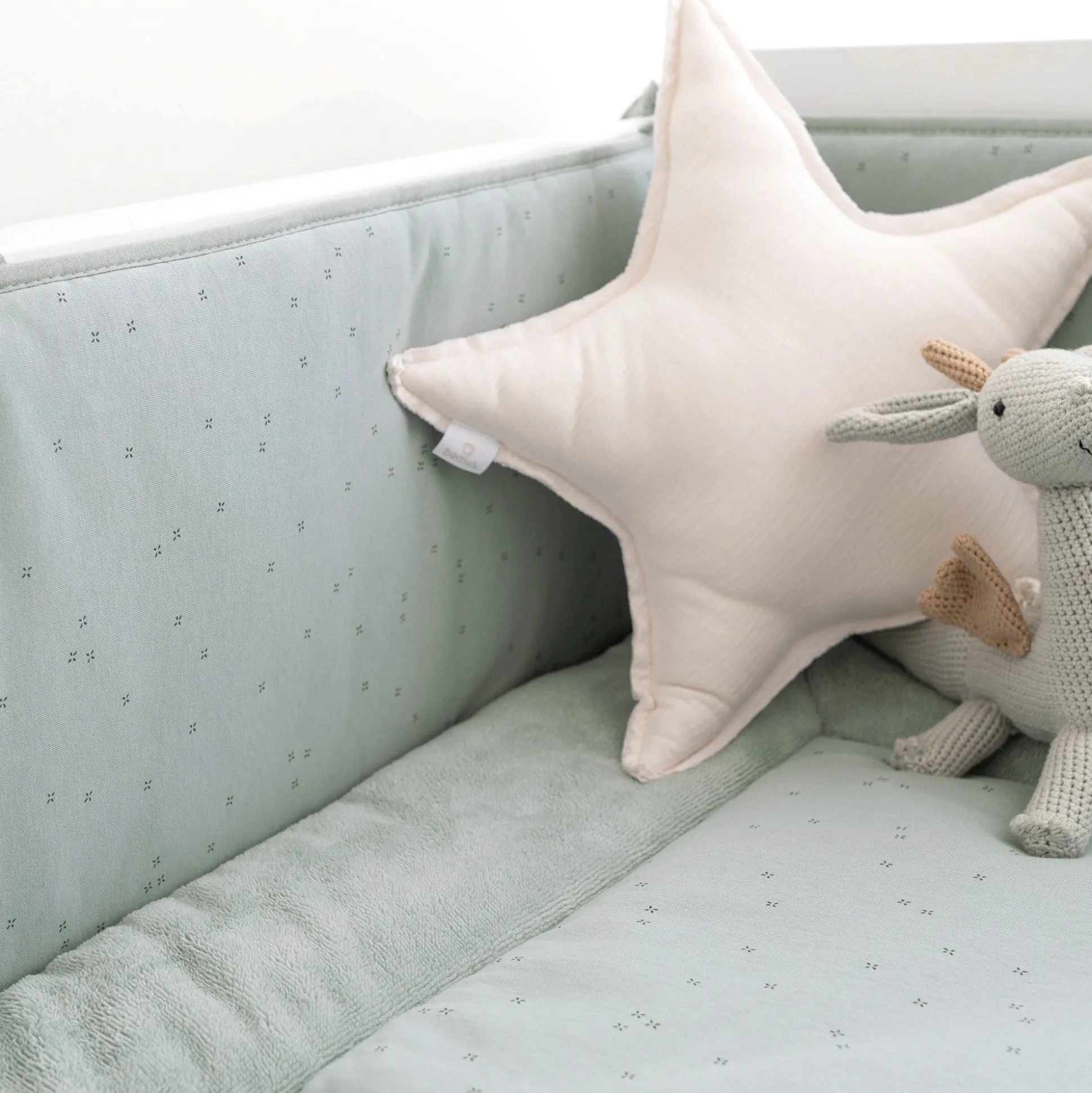 Parklegger Pady Jersey + Bamboe 75X95Cm Oupss Mini Print Lunar