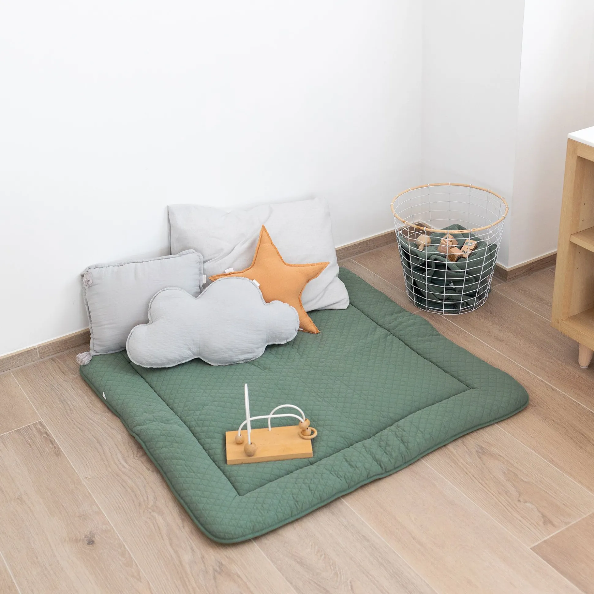 Parklegger Pady Quilted Jersey 100X100Cm Quilt Green