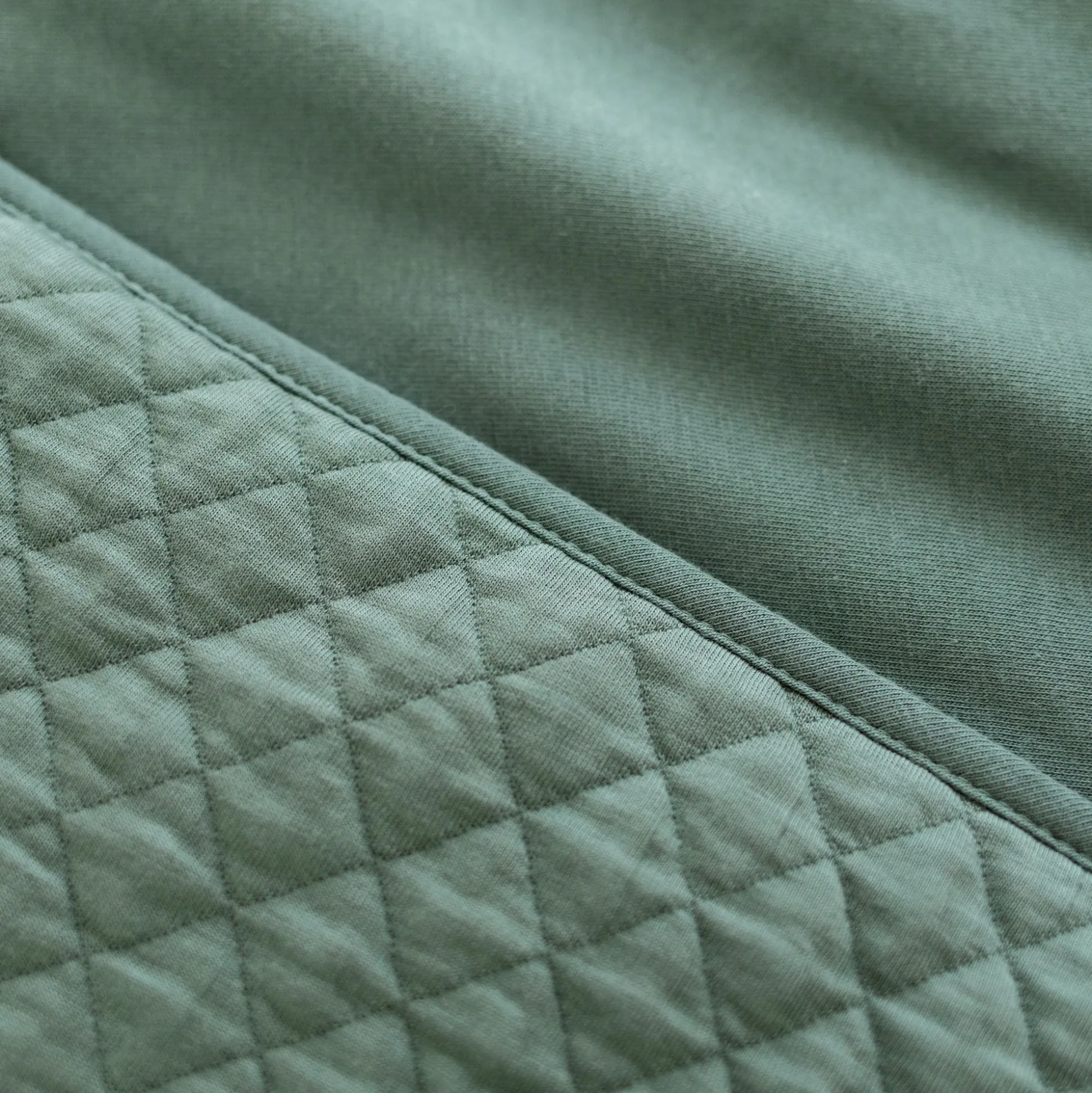 Parklegger Pady Quilted Jersey 100X100Cm Quilt Green