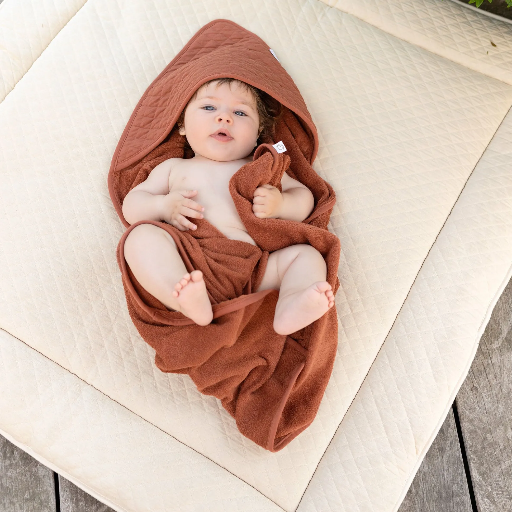 Parklegger Pady Quilted Jersey 100X100Cm Quilt Cream