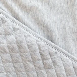 Parklegger Pady Quilted Jersey 100X100Cm Quilt Mix Grey