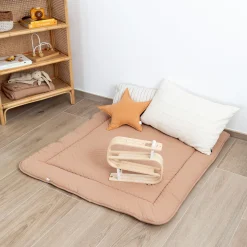 Parklegger Pady Quilted Jersey 100X100Cm Quilt Beige