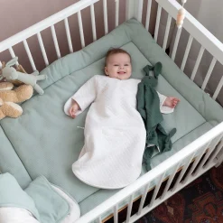 Parklegger Pady Waffle + Jersey Bio 100X100Cm Wafle Lunar