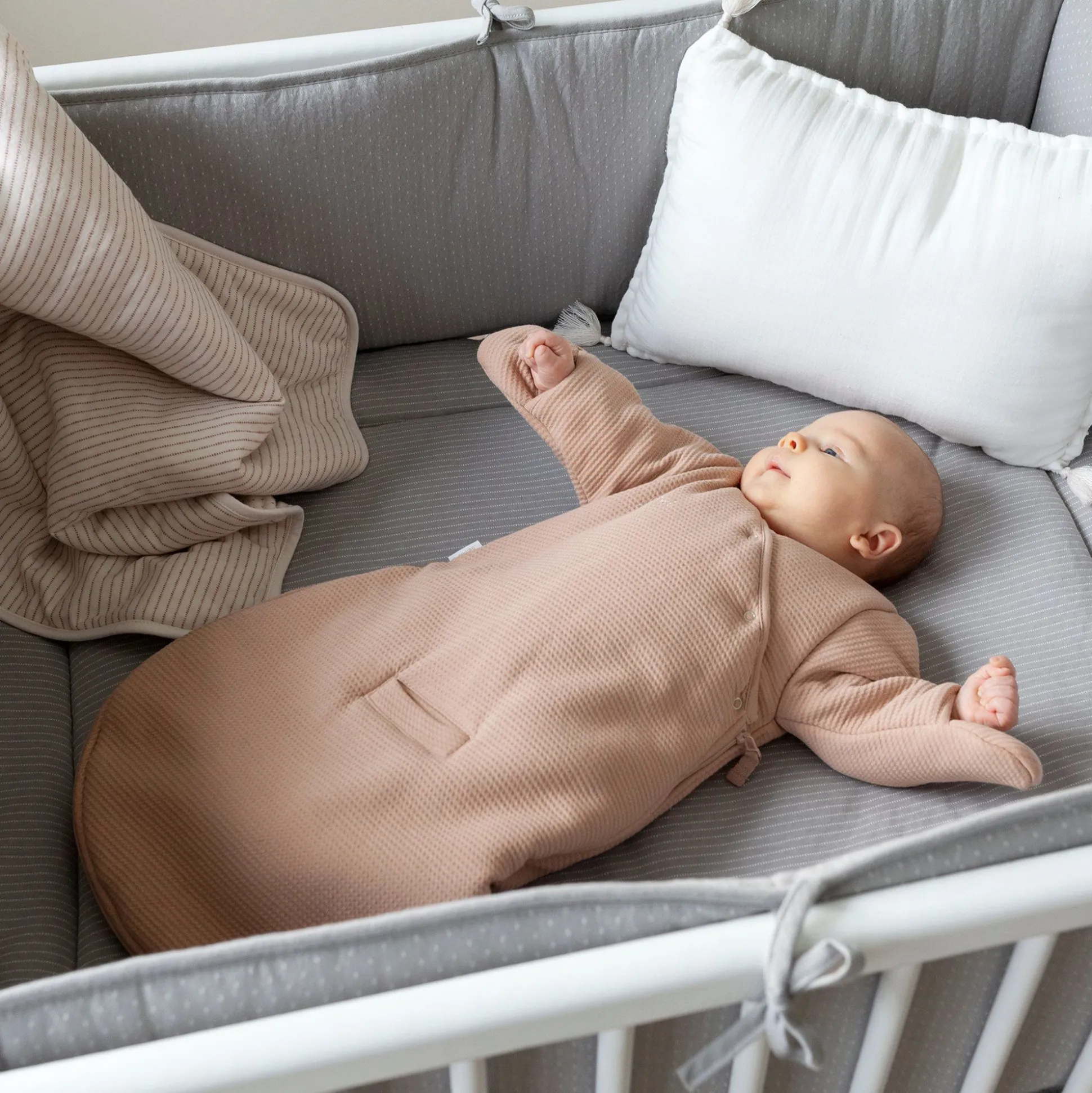 Parkomrander Pady Twin Jersey 75X95X28Cm Dunes Stripe Shadow