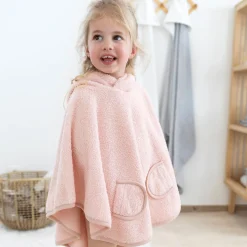 Poncho Terry 9-36M Bemini Blush