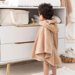 Poncho Terry 9-36M Bemini Natural