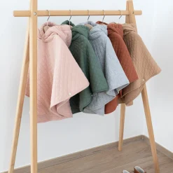 Reisponcho Pady Quilted + Jersey 9-36M Quilt Green