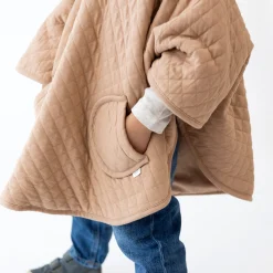 Reisponcho Pady Quilted + Jersey 9-36M Quilt Beige