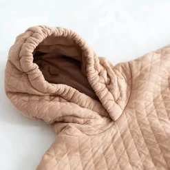 Reisponcho Pady Quilted + Jersey 9-36M Quilt Beige