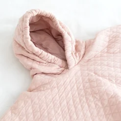 Reisponcho Pady Quilted + Jersey 9-36M Quilt Blush