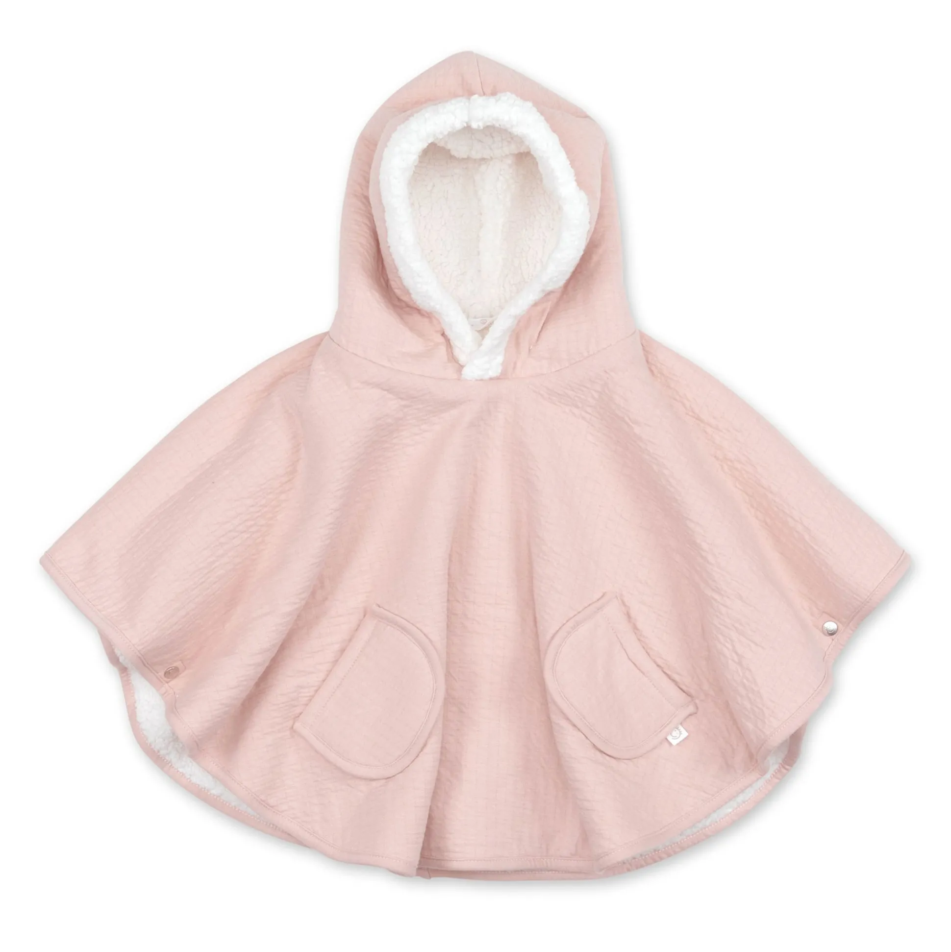 Reisponcho Tetra Jersey + Teddy 9-36M Cadum Blush