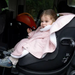 Reisponcho Tetra Jersey + Teddy 9-36M Cadum Blush