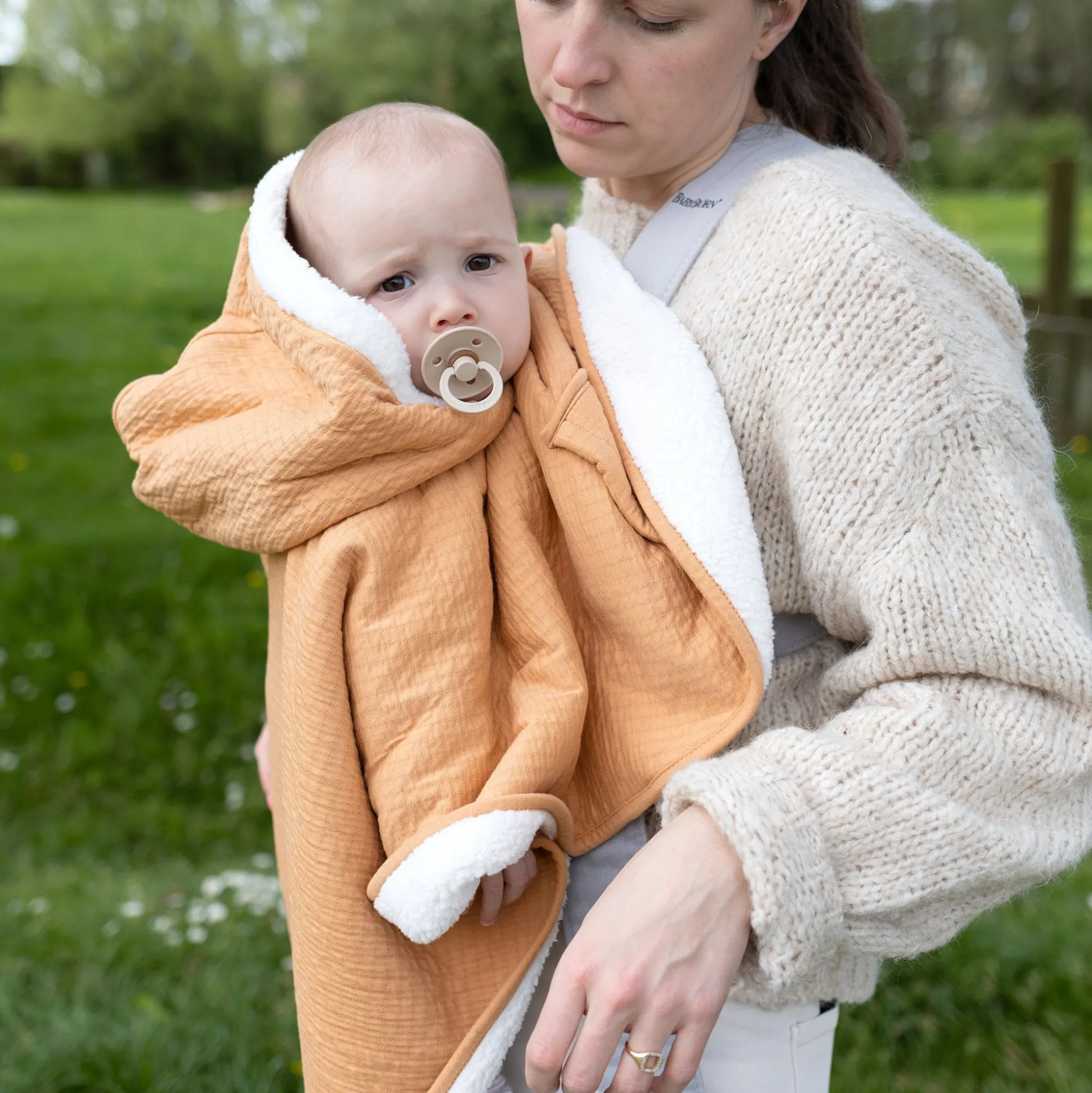 Reisponcho Tetra Jersey + Teddy 9-36M Cadum Biscuit