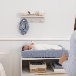 Waskussenhoes Pady Quilted Jersey 50X75Cm Quilt Stone