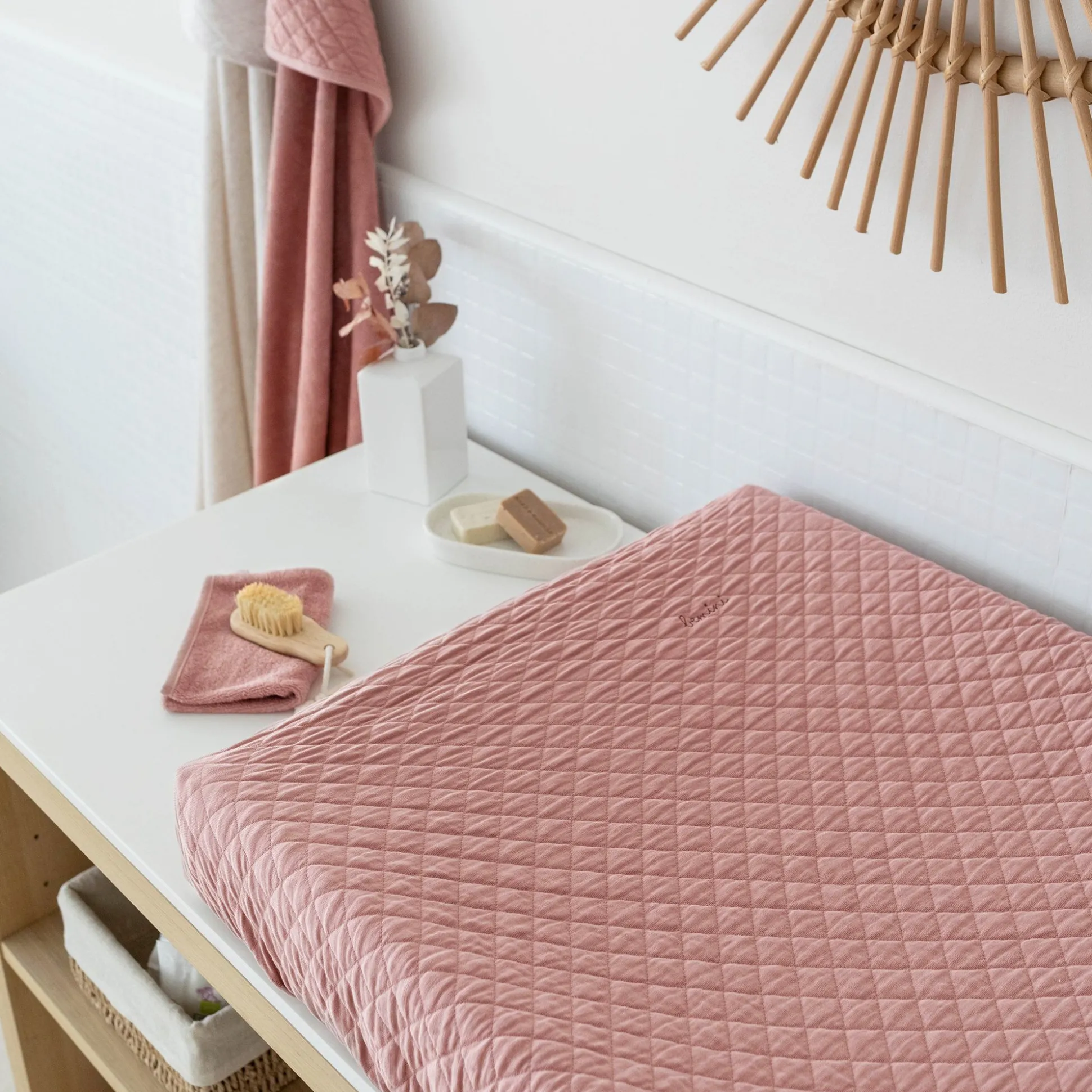 Waskussenhoes Pady Quilted Jersey 50X75Cm Quilt Vintage